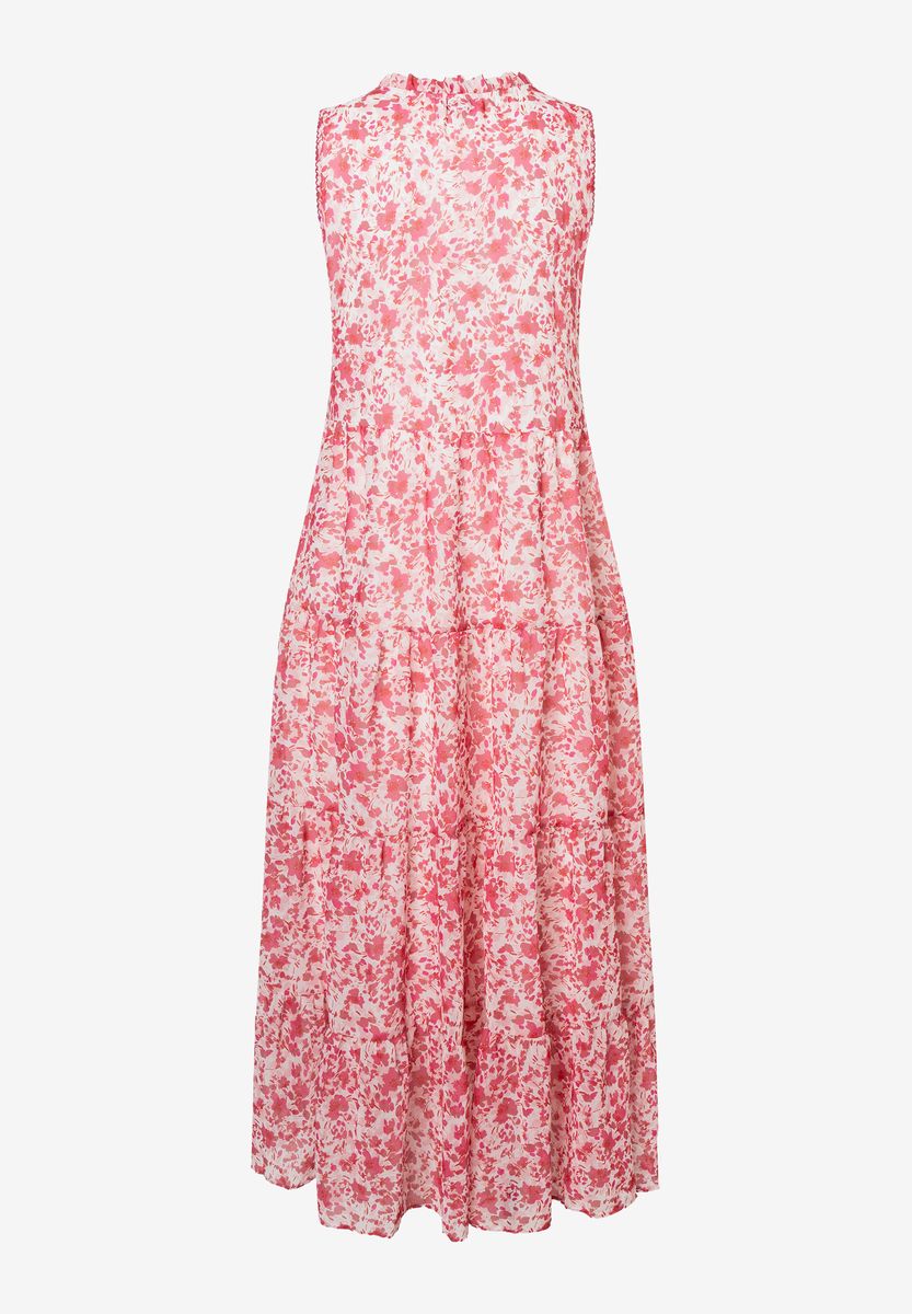 Gestuftes Maxikleid mit Blumenprint