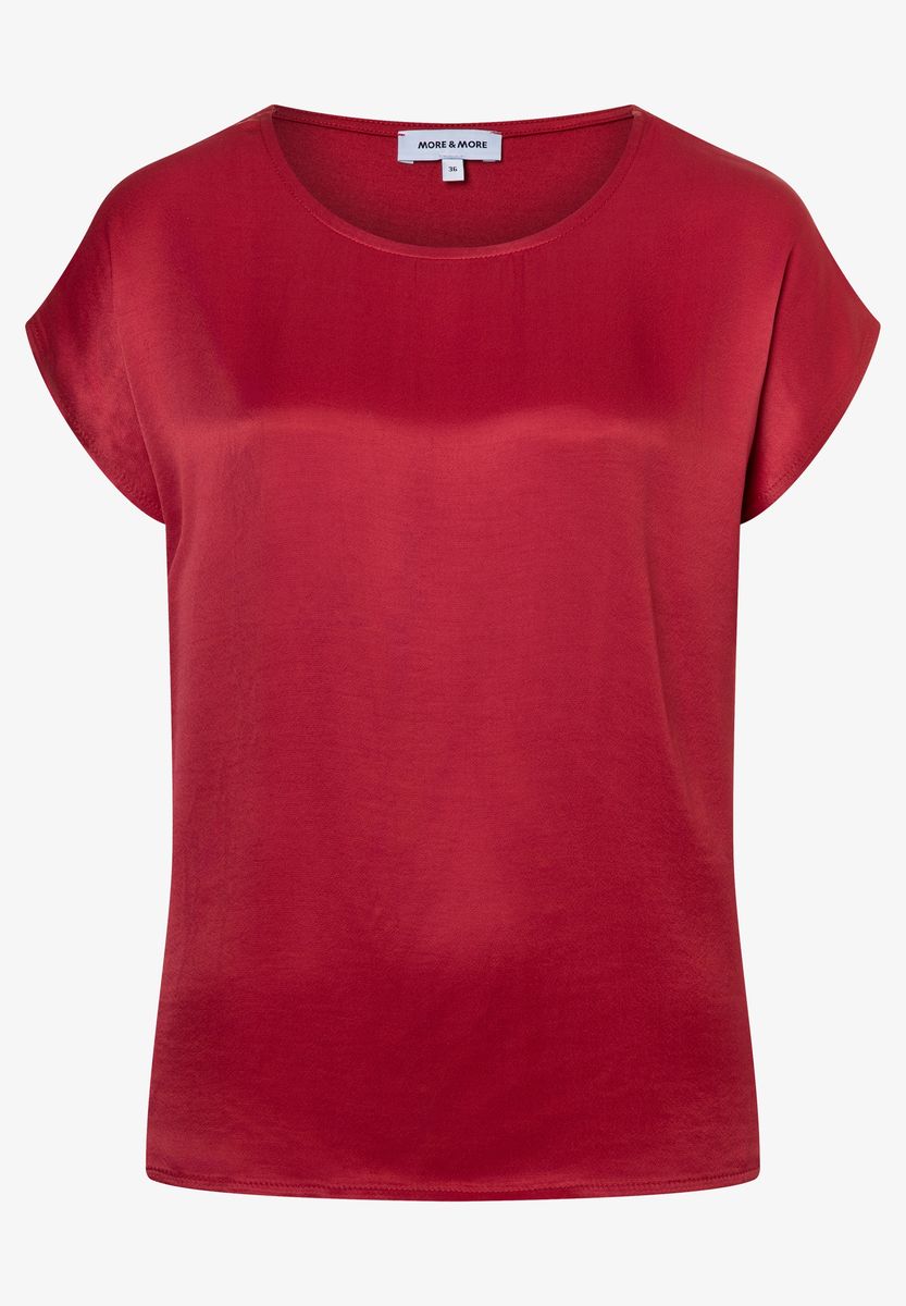 Elegantes Top mit Satin-Vorderseite