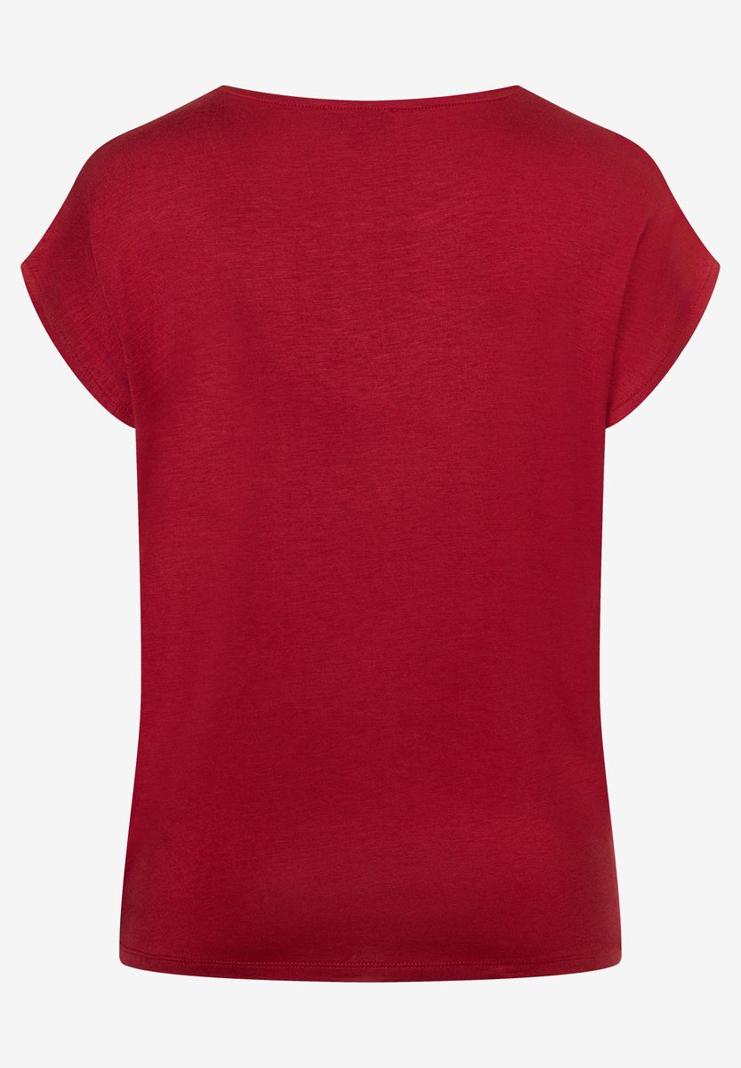Elegantes Top mit Satin-Vorderseite