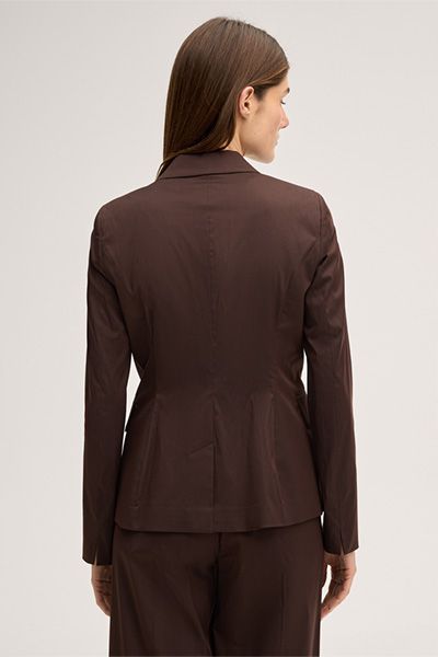 Eleganter Baumwollstretch-Blazer Schmal