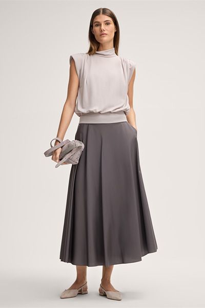 Eleganter Midirock in A-Linie