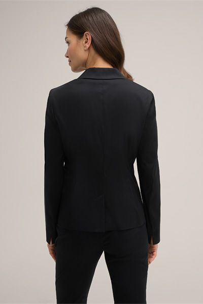 Taillierter Cotton-Popeline-Stretch-Blazer