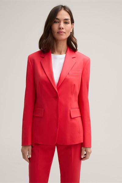 Taillierter Baumwoll-Stretch-Blazer