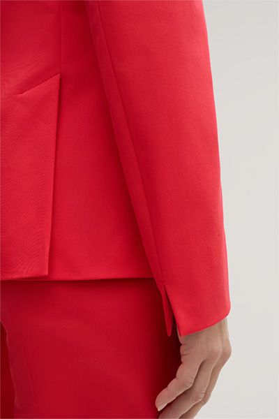 Taillierter Baumwoll-Stretch-Blazer
