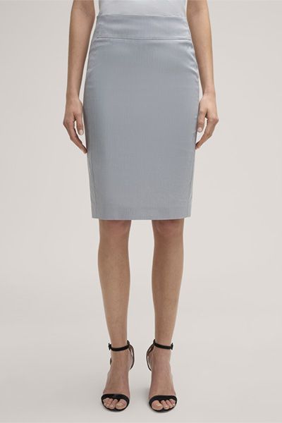 Eleganter Bleistiftrock aus Baumwollstretch