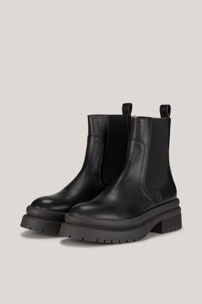 Chunky Chelsea Boots aus Nappaleder