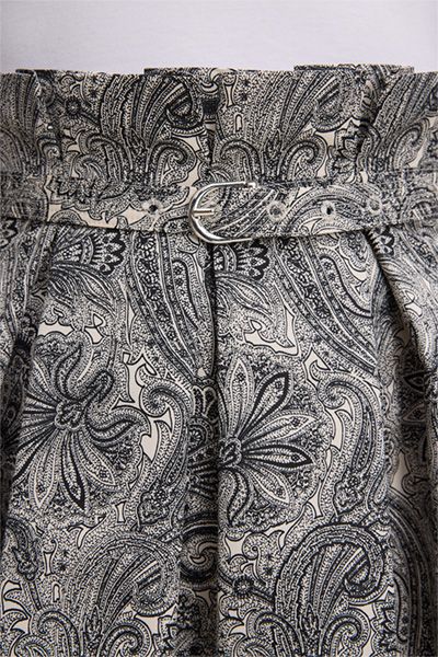 Eleganter Paisley-Midi-Rock in A-Linie