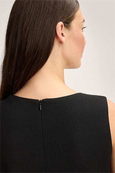 Asymmetrisches drapiertes Crêpe-Top