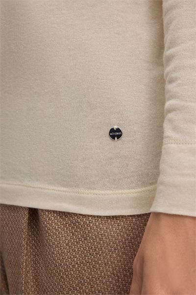 Langarmshirt mit U-Boot-Ausschnitt