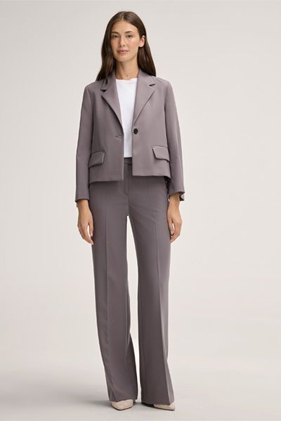 Elegante Marlene-Hose mit weitem Bein