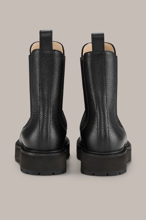 Chelsea-Boots mit profilierter Plateausohle