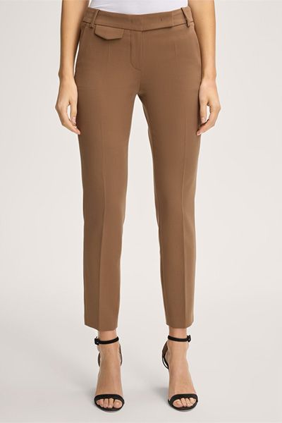 Elegante schmale verkürzte Hose