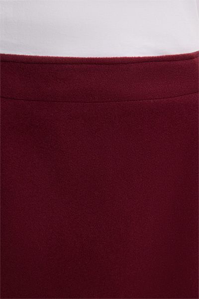 Eleganter A-Linien Woll-Minirock