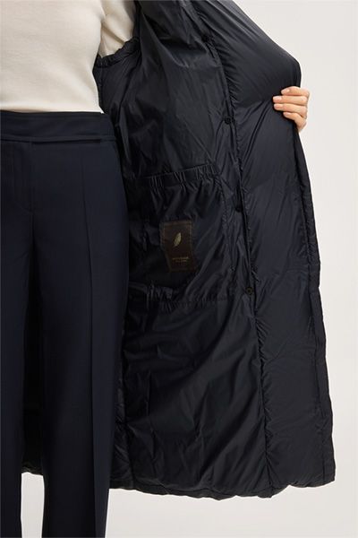 Oversize-Daunenmantel mit Quadratsteppung