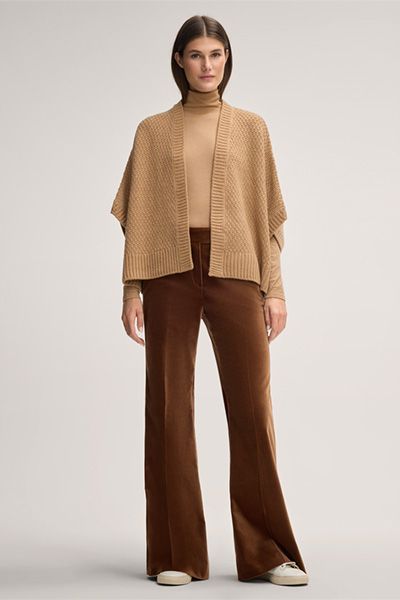 Schmal geschnittenes Wollstretch-Rollkragenshirt