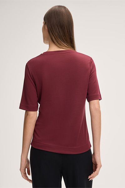 Kurzarmshirt aus Doubleface-Interlock