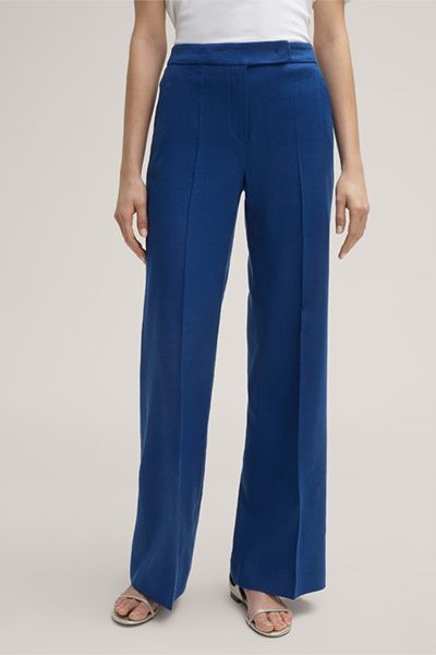 Elegante Marlene-Hose aus Leinenstretch