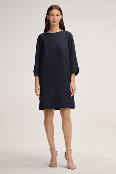 Minimalistisches Crêpe Eggshape Kleid