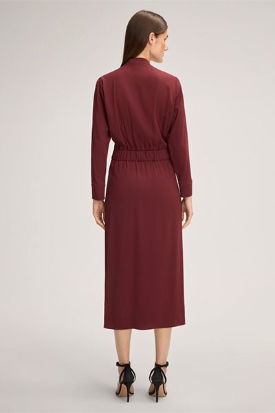 Elegantes Plissee-Midi mit Gürtel