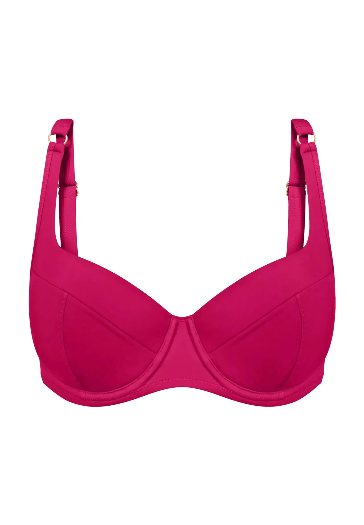 Elegantes Wattiertes Bügel-Bikini-Oberteil