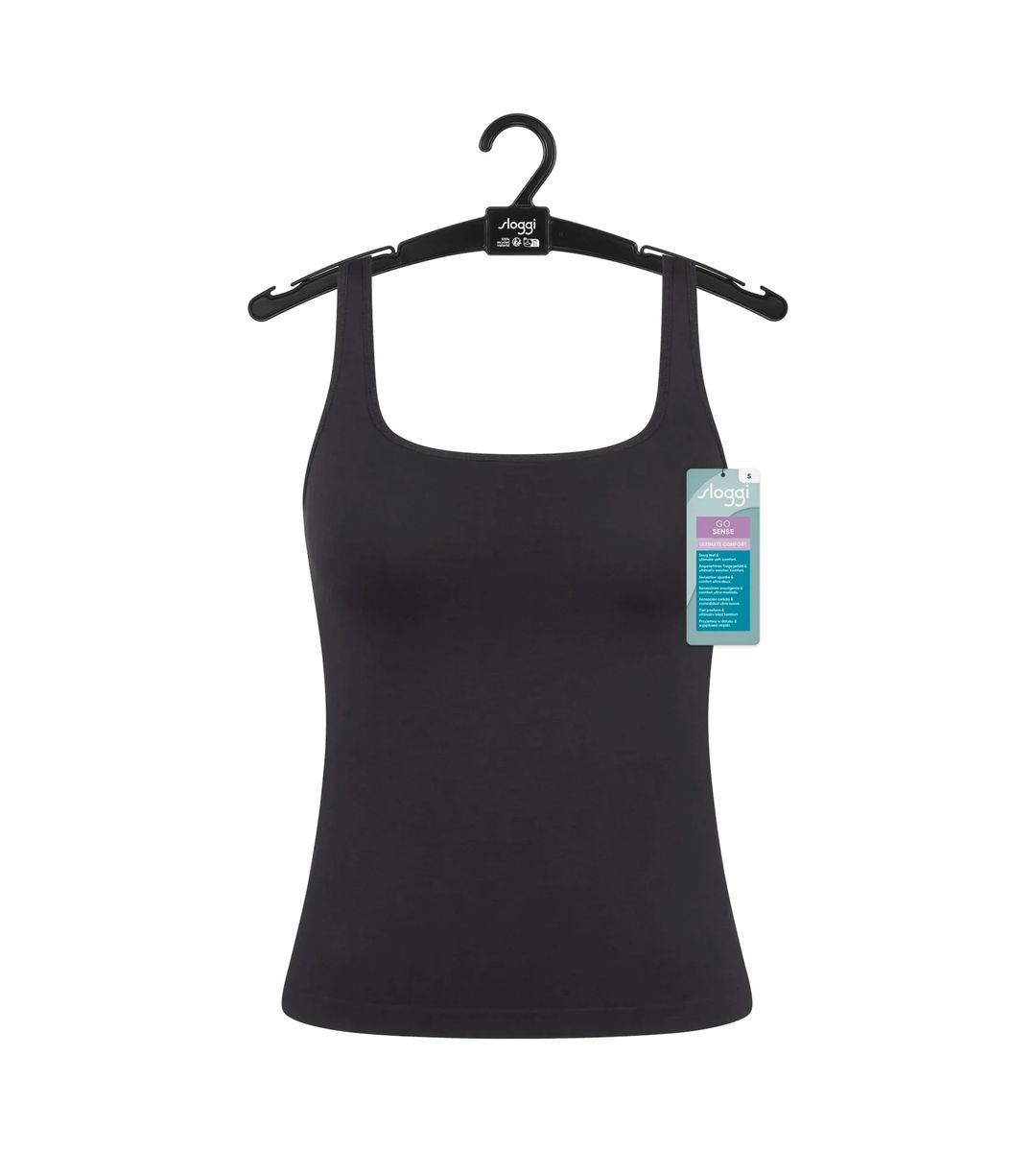 Nahtloses Modal-Tanktop mit Carré-Ausschnitt