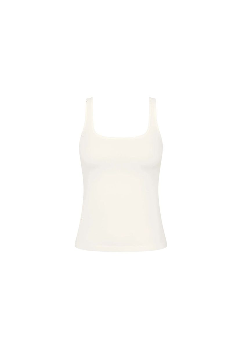 Nahtloses Modal-Tanktop mit eckigem Ausschnitt