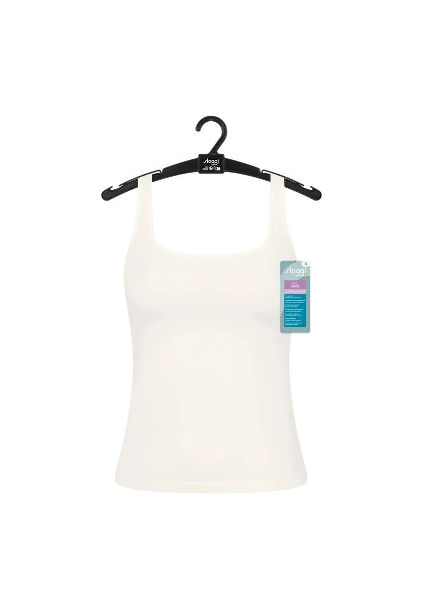 Nahtloses Modal-Tanktop mit eckigem Ausschnitt