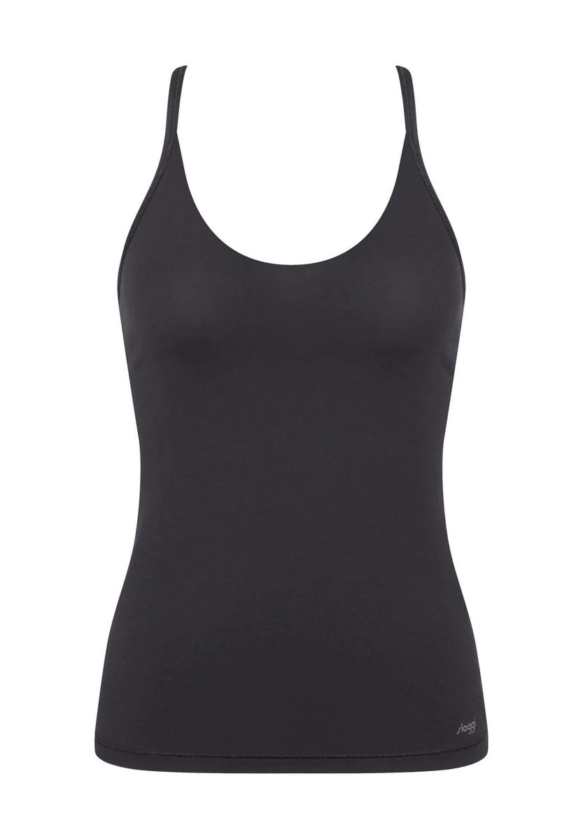 Ultraweiches Minimalistisches Spaghetti-Träger Top