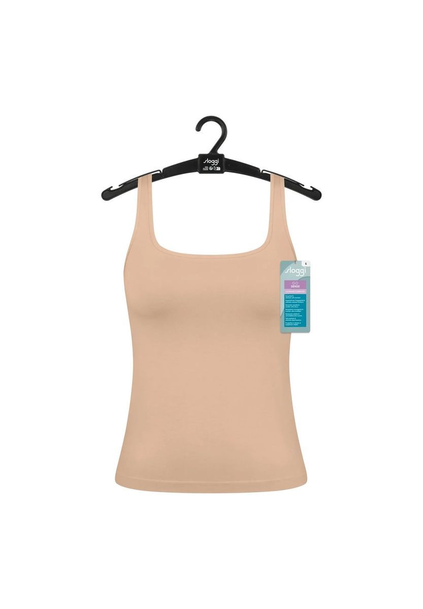 Nahtloses Modal-Tanktop mit Rechteckausschnitt