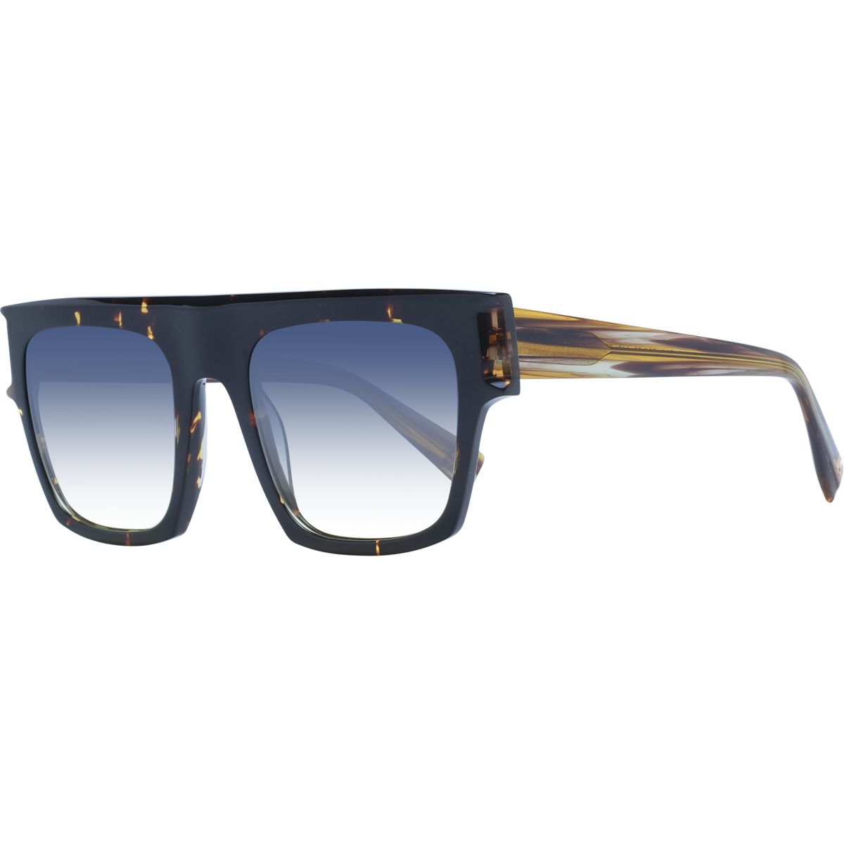 Oversized Flat-Top Quadratische Sonnenbrille