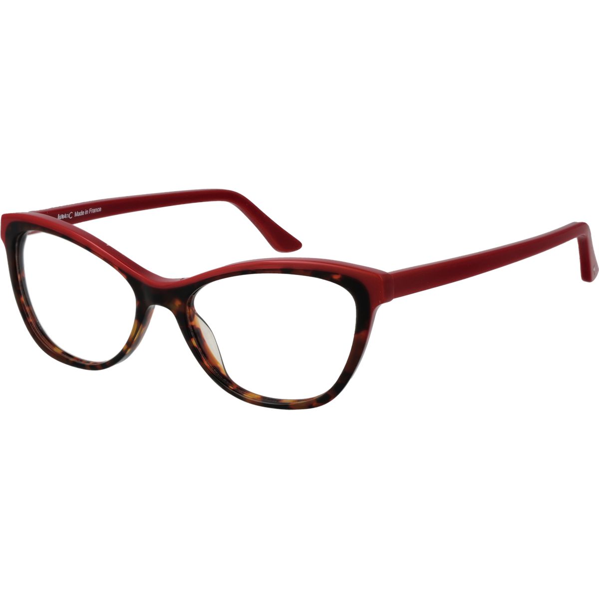 Schicke zweifarbige Cat-Eye Fassung