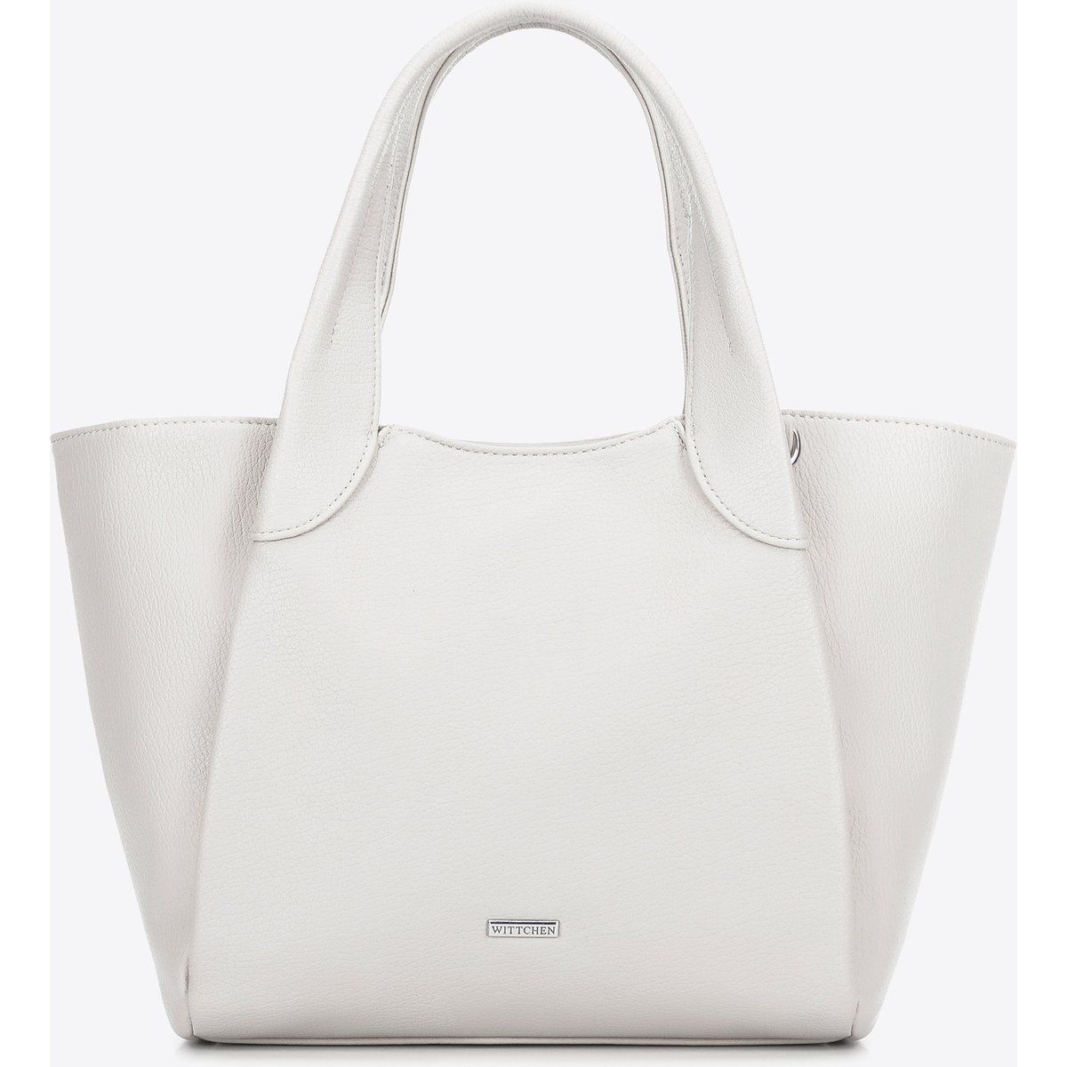 Elegante strukturierte Tote mit Riemen