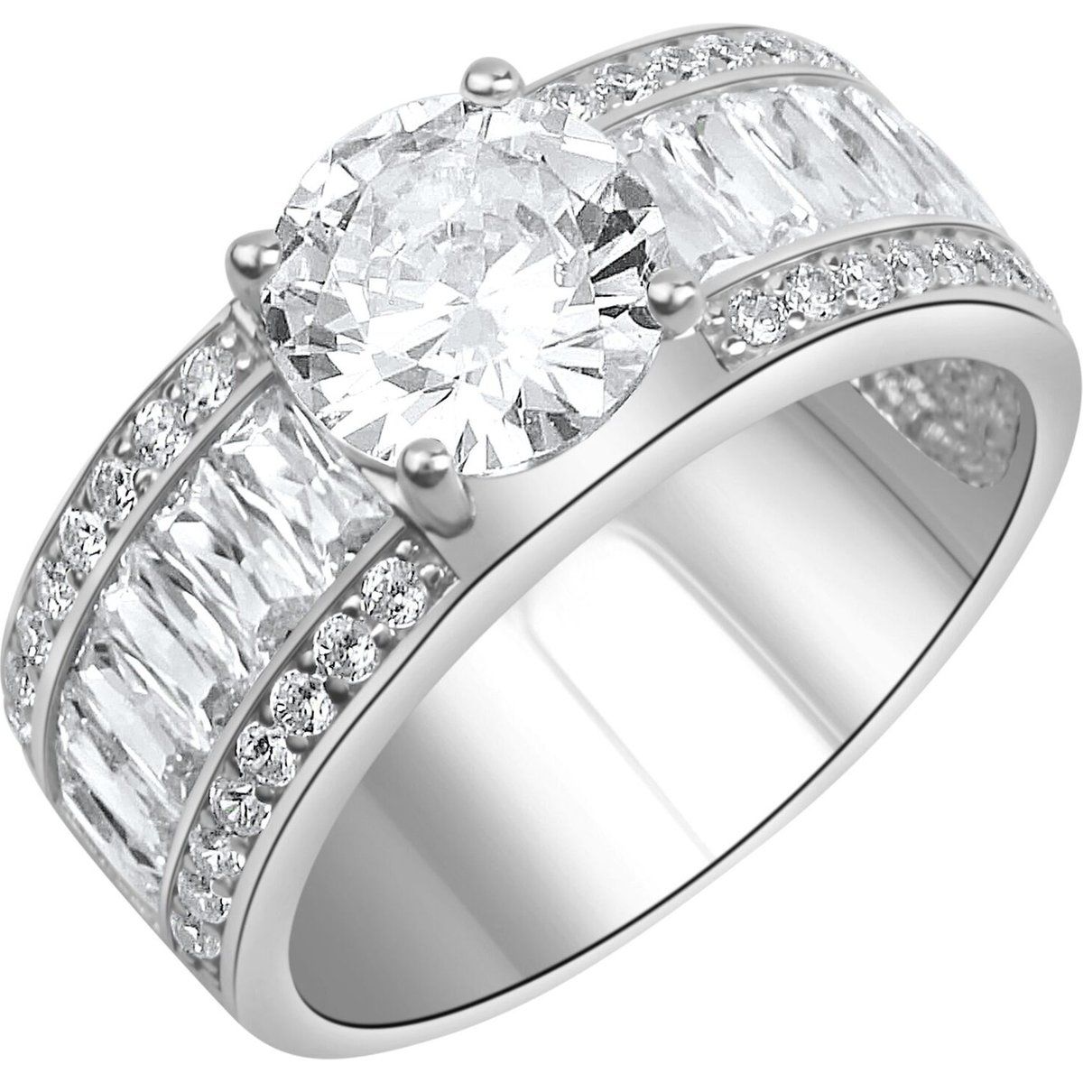 Sterling Silber Ring mit Zirkonia