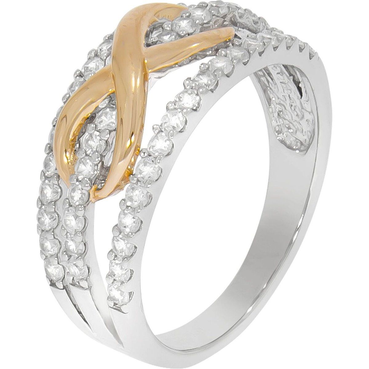 Bicolor Ring mit Unendlichkeitsknoten