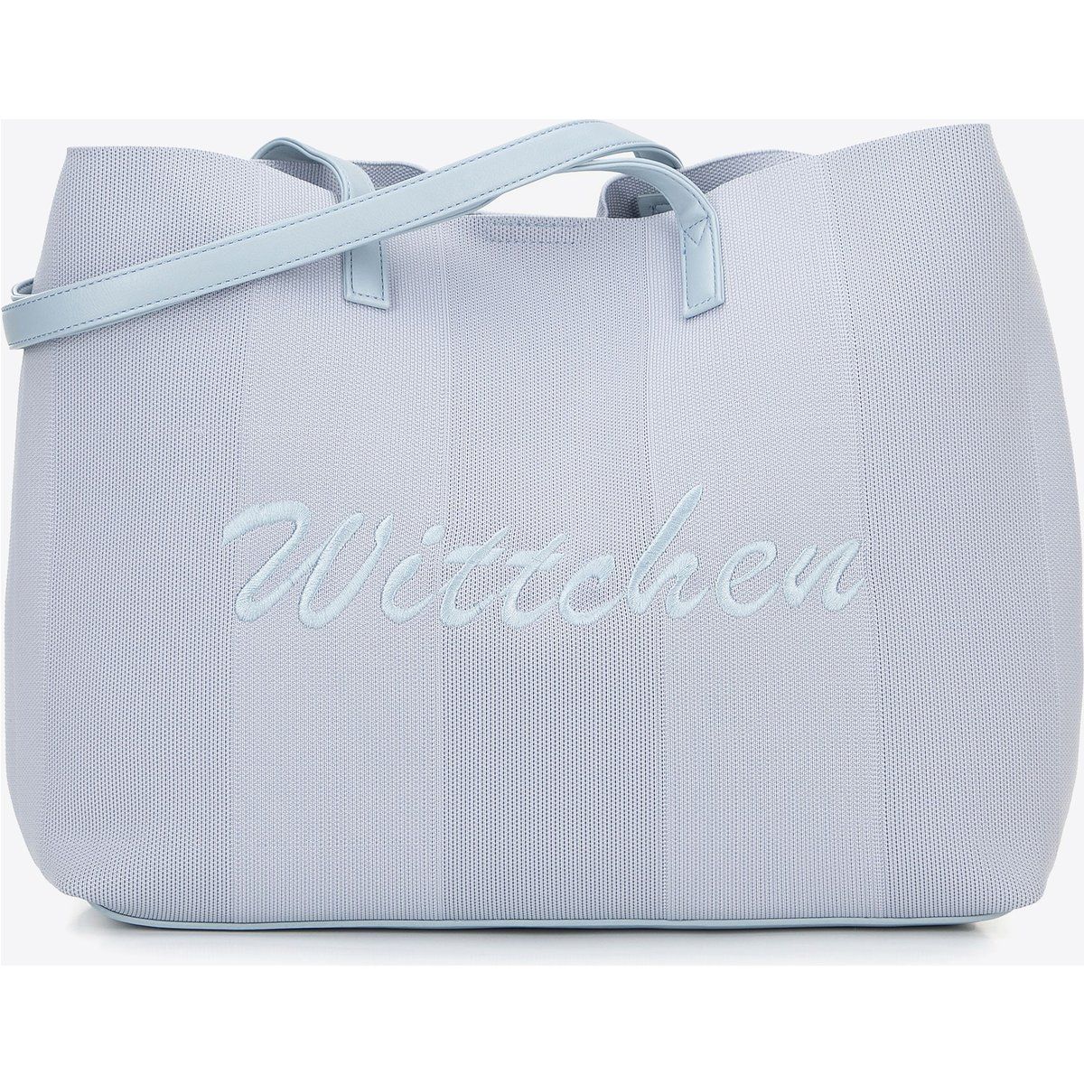 Große Shopper-Tasche in Strick-Optik
