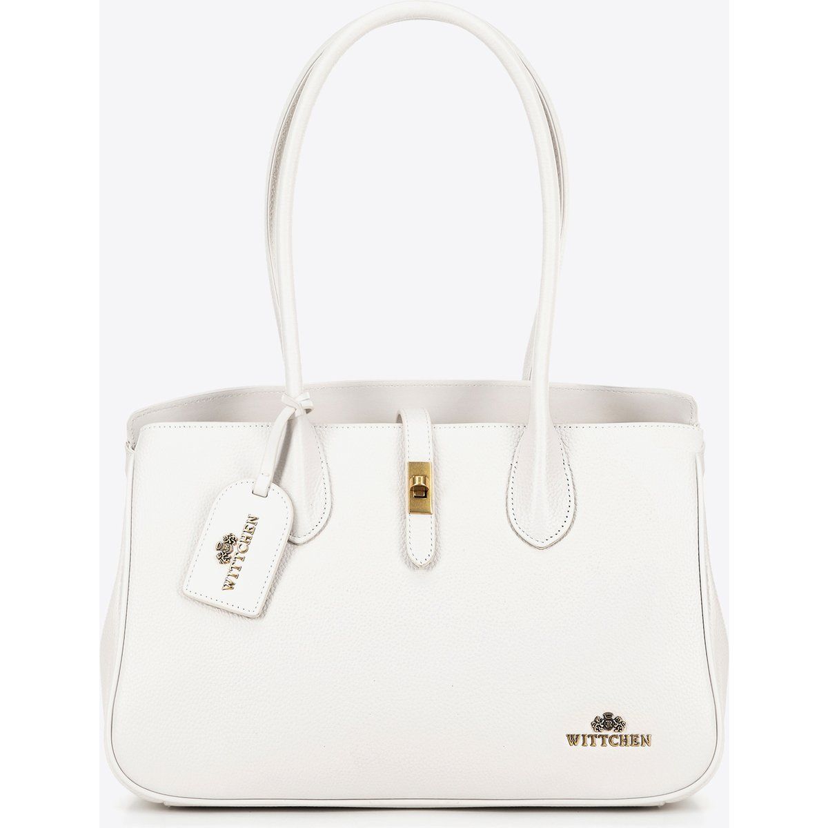 Elegante Shopper-Tasche aus Leder