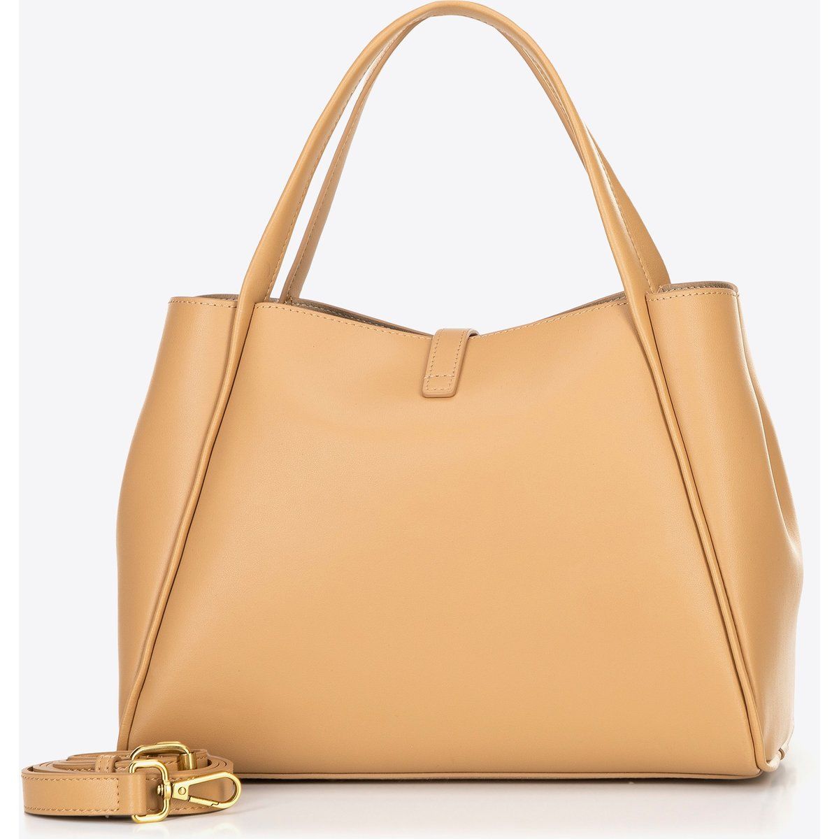 Eleganter Leder-Shopper mit Innentasche