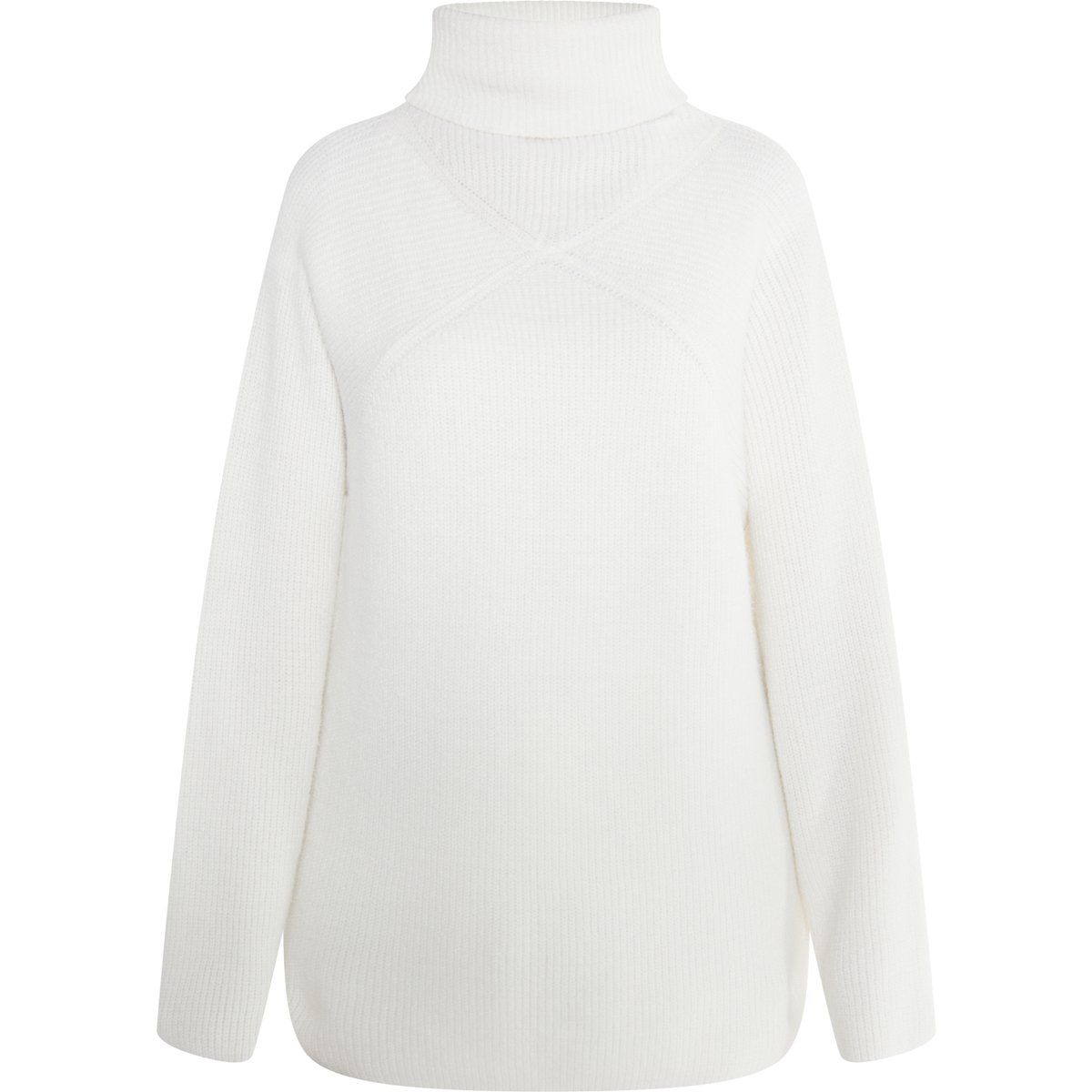Kuscheliger Rollkragenpullover in Rippoptik