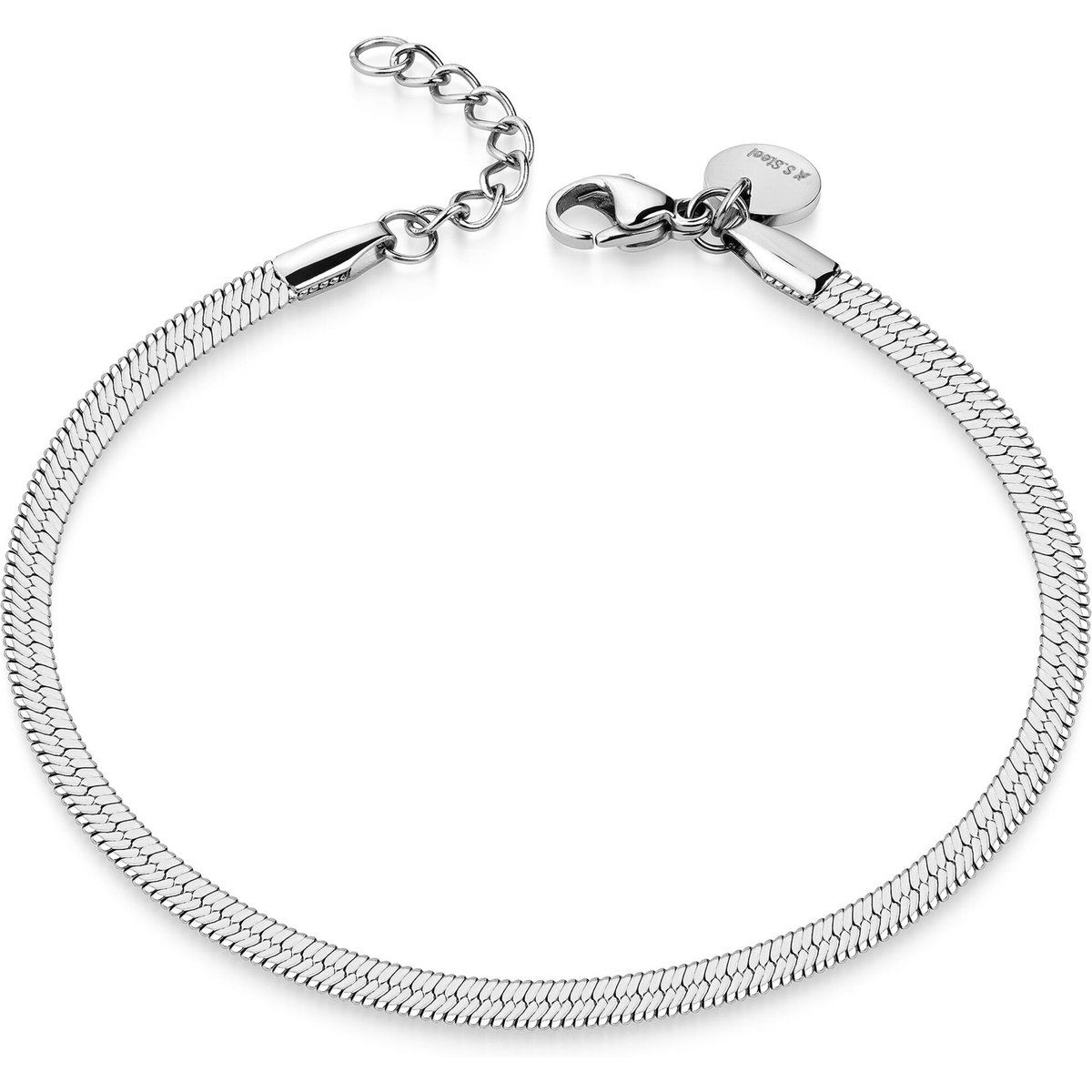 Glänzendes Fischgrät-Armband