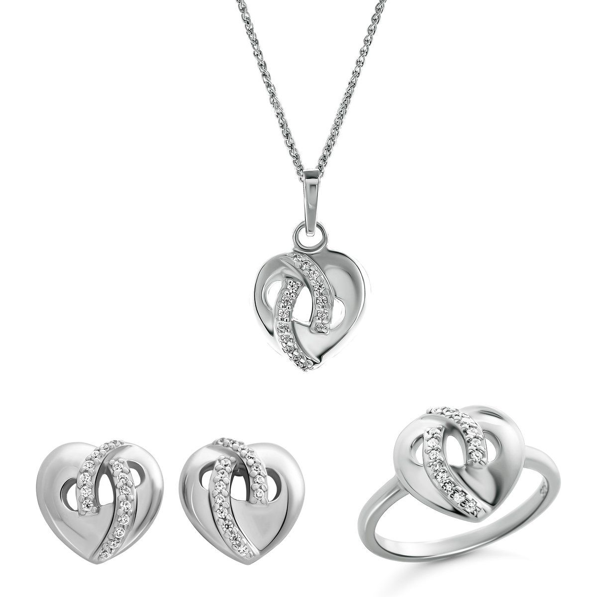 'Amore' Herz-Schmuckset