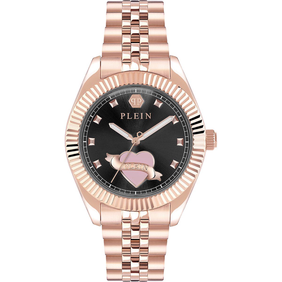 Romantische Armbanduhr mit Herzmotiv