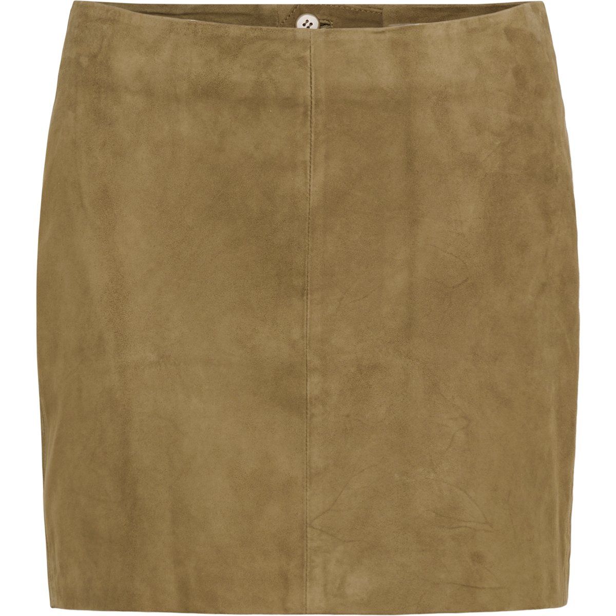 Minimalistischer Wildleder Minirock
