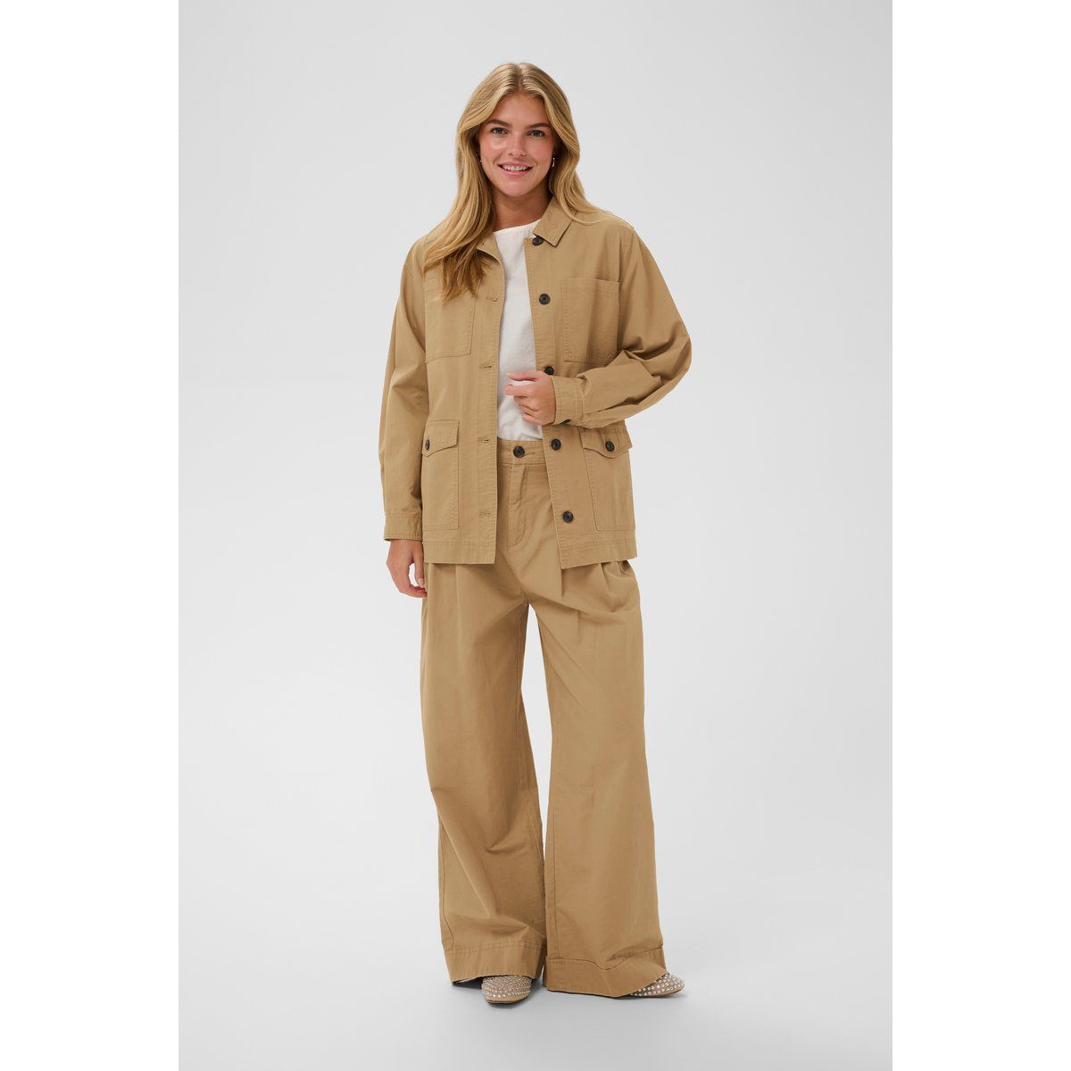 Utility-Jacke mit Taillengürtel