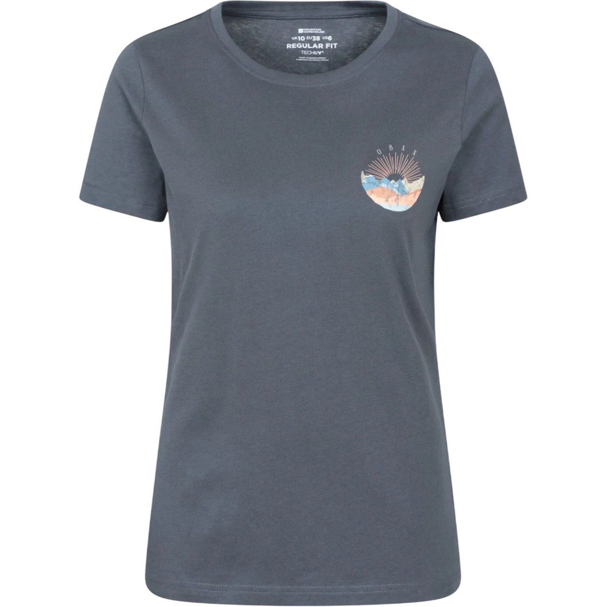 Oban Tee mit Gebirgs-Grafik