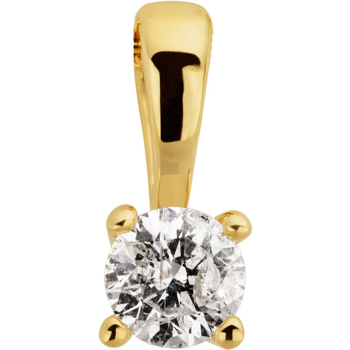 Eleganter Solitär-Anhänger mit Brillant