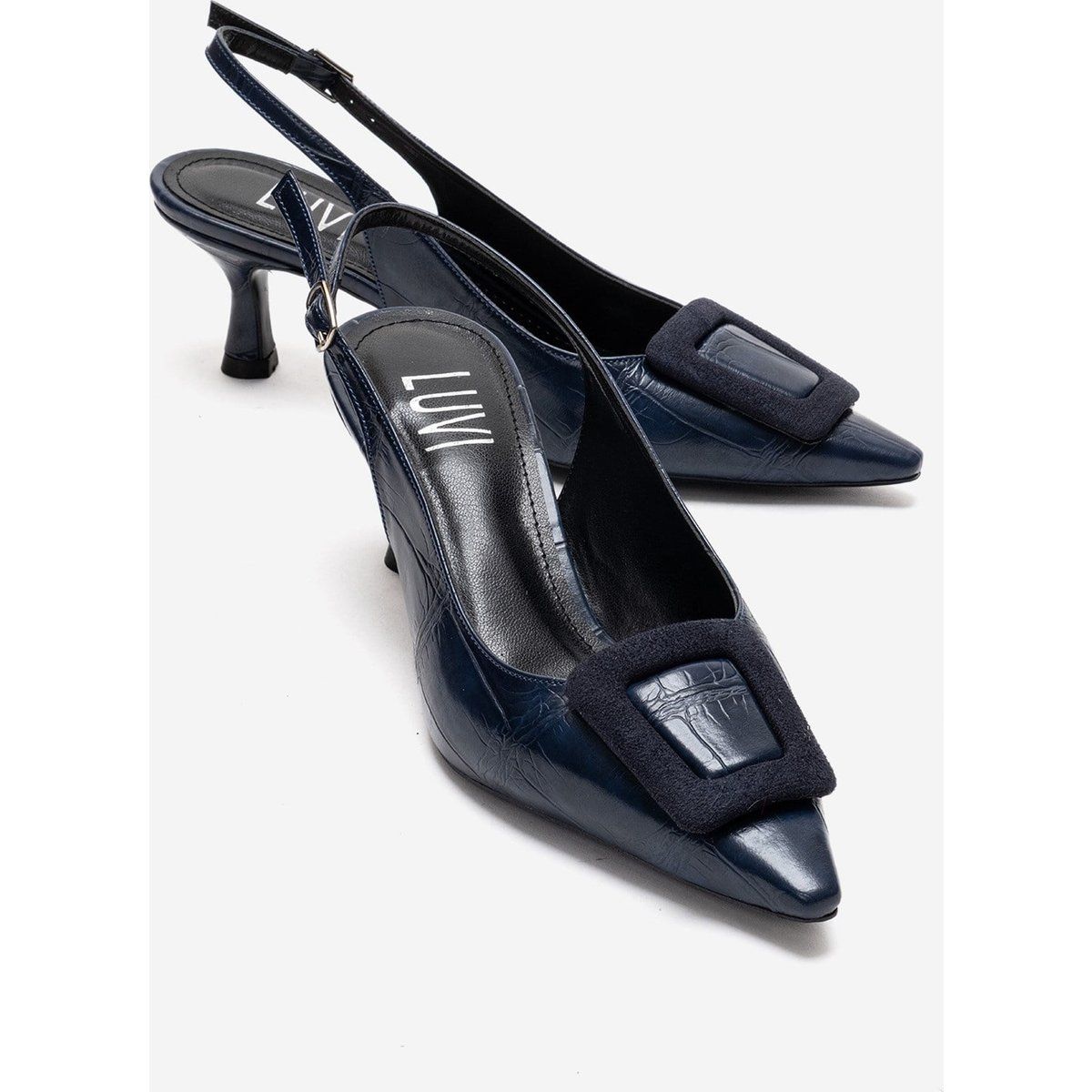 Elegante Slingback-Pumps mit Schnalle