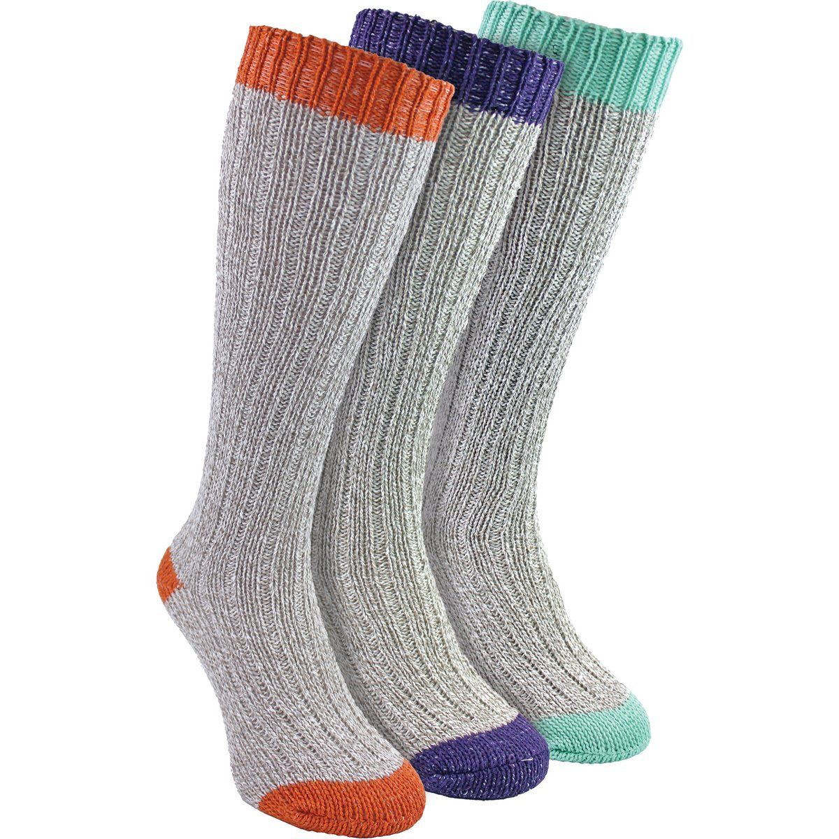Extra lange Wollmischung Socken