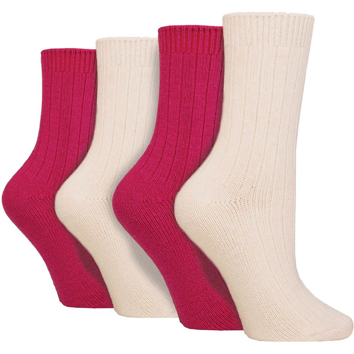 Gemütliche Rippensocken mit Kaschmir-Mischung