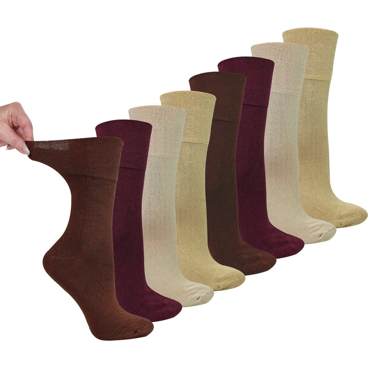 Ultraweiche Bambus-Komfortsocken