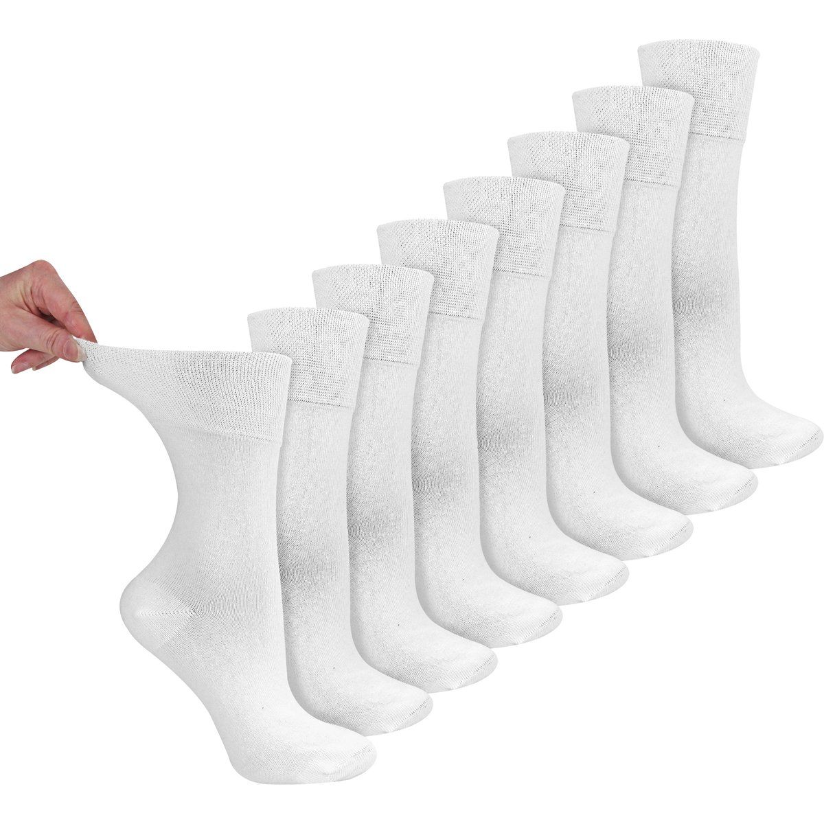 Atmungsaktive nicht einschnürende Bambus-Wadensocken